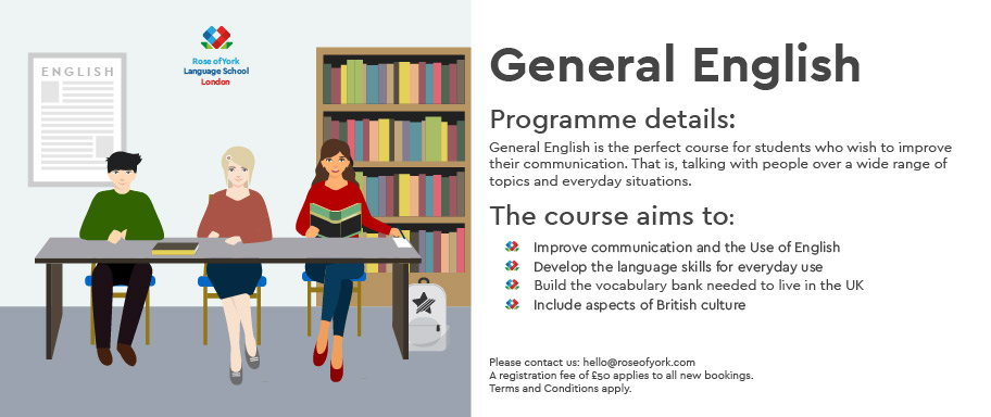 Language courses in Frances King London – Standard General English